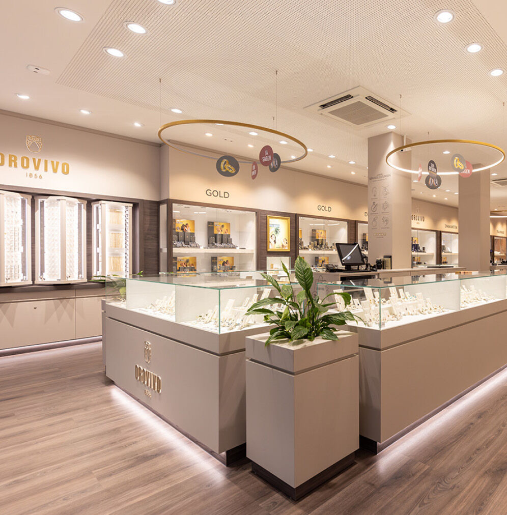 Store Filiale OROVIVO von innnen