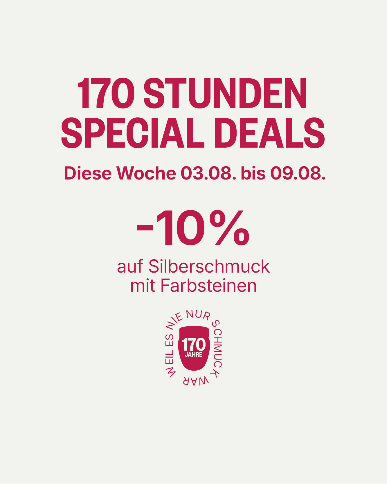170 STUNDEN DEALS