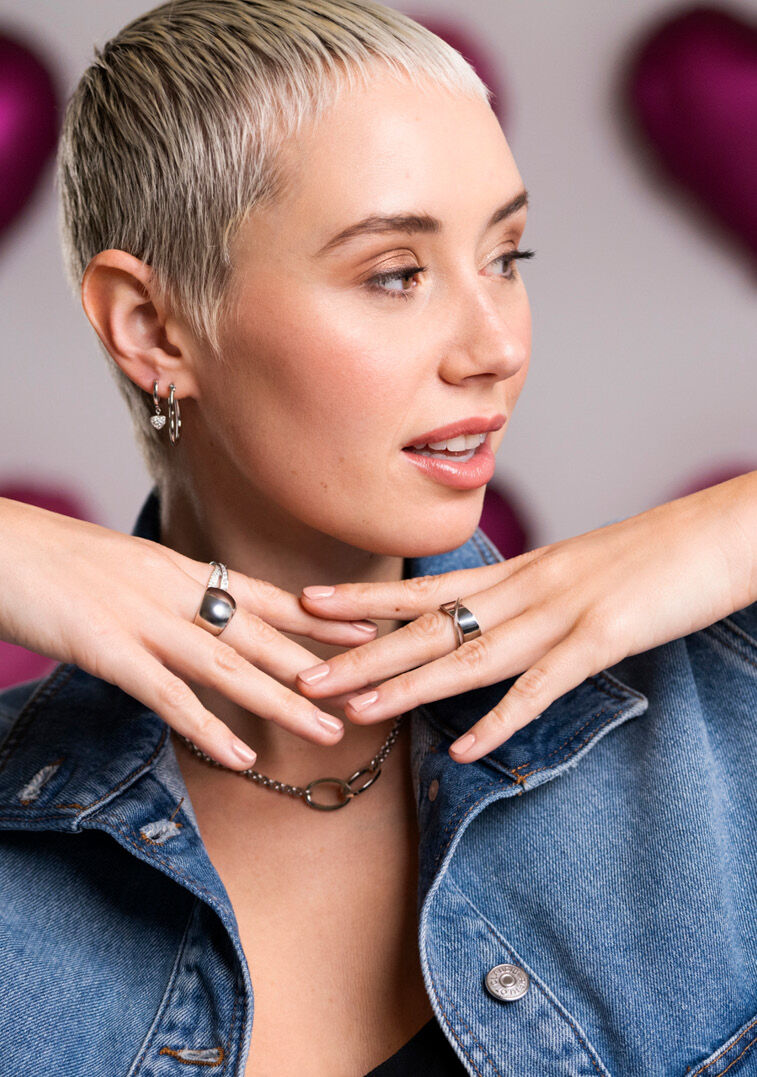 Jeans Schmuck Look urbaner Schmuck