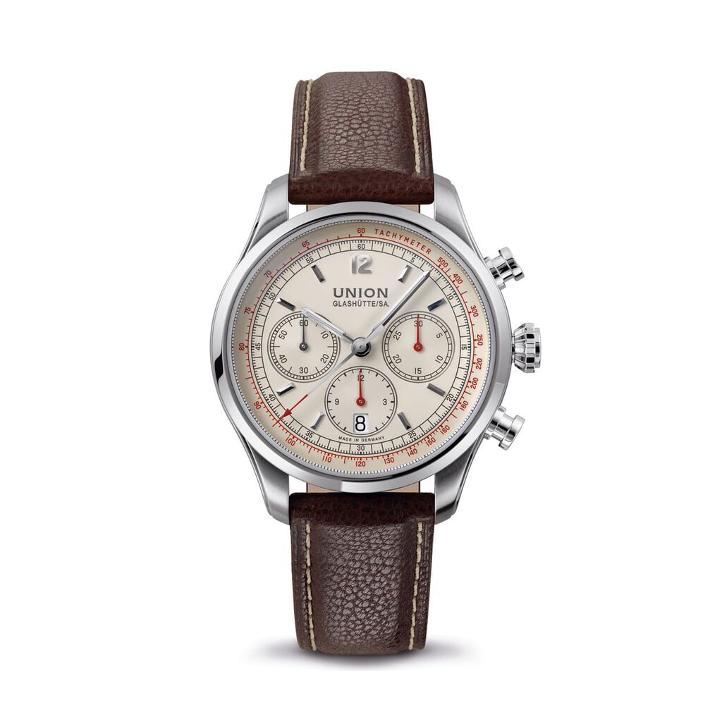 Union Glashütte Herrenuhr Belisar D0094271626700, Uhr ohne Stein