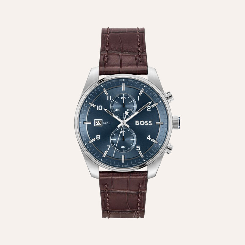 Orologio Al Quarzo Hugo Boss Skytraveller 1514194 - Spannringe Herren | OROVIVO