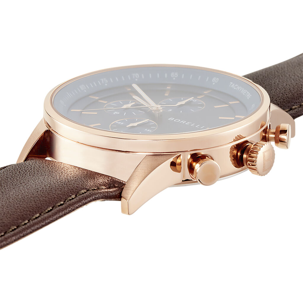Borelli Herrenuhr Chicago Quarz Chronograph - Armbanduhren Herren | OROVIVO