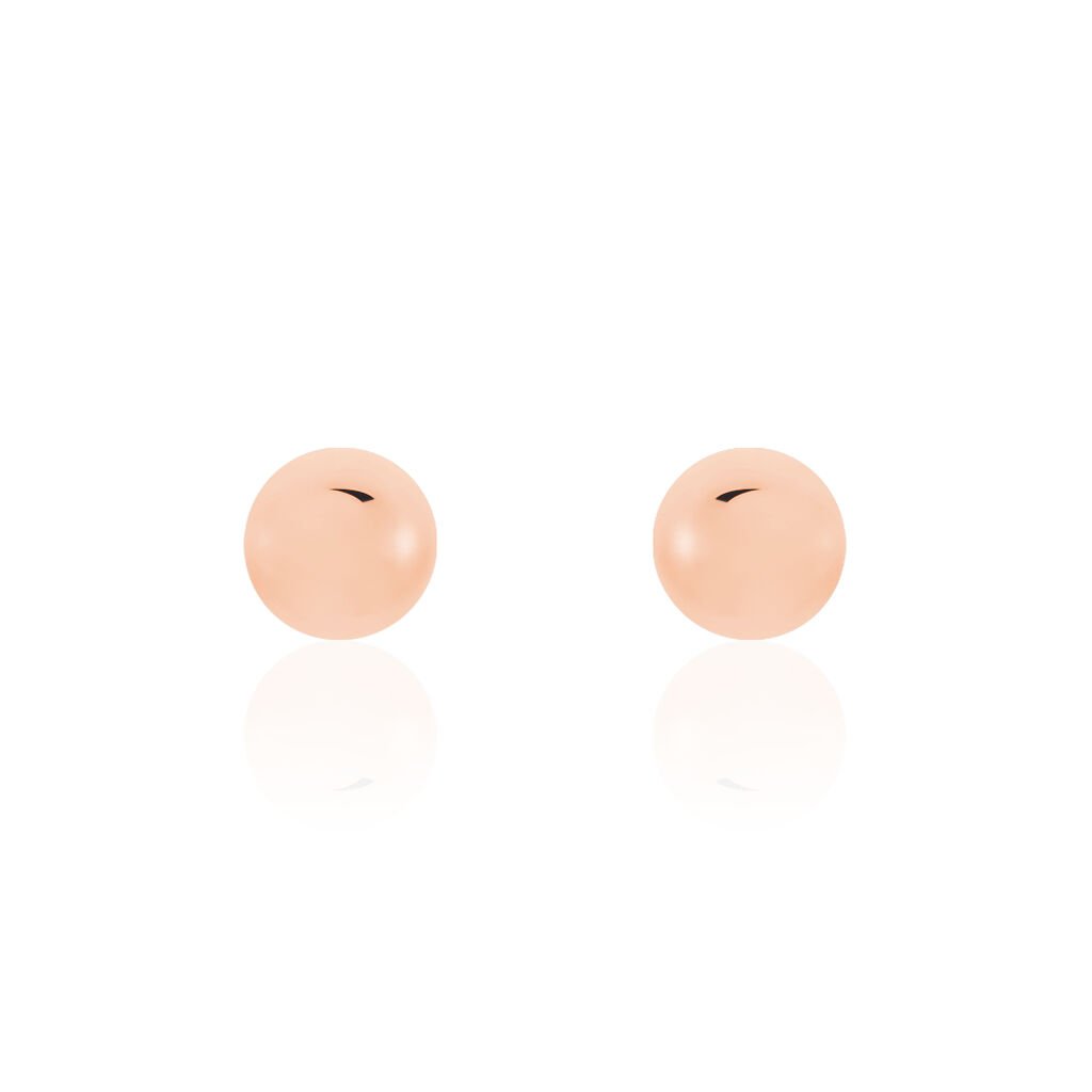 Damen Ohrstecker Roségold 375 Kugel 7mm Fidelia - Ohrstecker Damen | OROVIVO