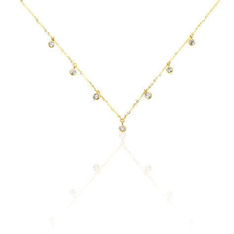 Damen Collier Gold 375 Zirkonia Talila 1 42cm - Halsketten Damen | OROVIVO