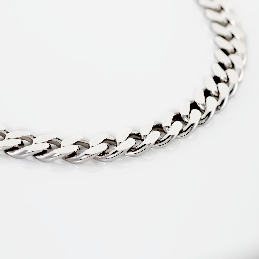 PANZER S Herren Armkette Silber Silber 925 B 8,2 mm