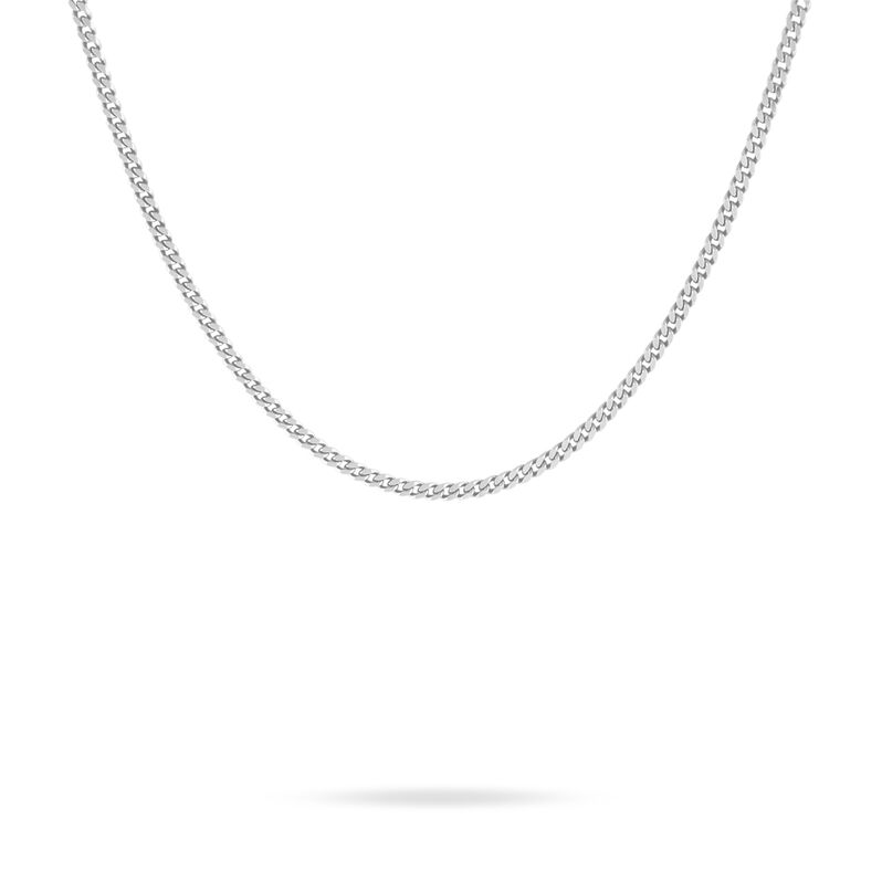 Chaîne Annael Maille Gourmette Argent Blanc - Spannringe Damen | OROVIVO