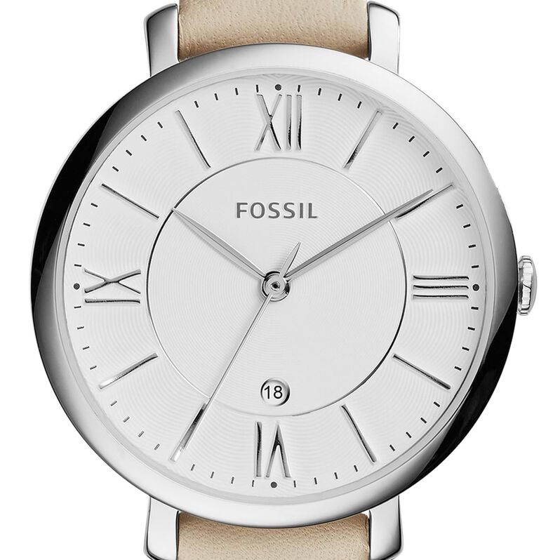 Orologio Donna Fossil Jacqueline quadrante bianco ES3793 - Spannringe Damen | OROVIVO