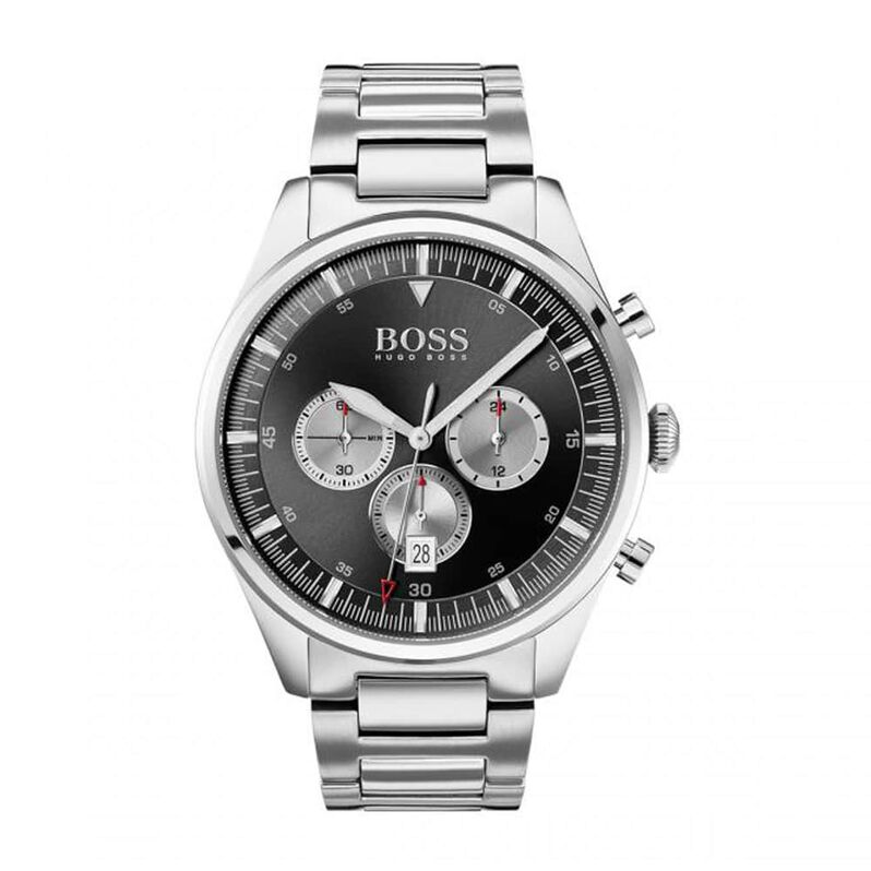 Orologio Uomo Boss Pioneer quadrante nero 1513712 - Spannringe Herren | OROVIVO