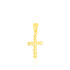 Kreuz Anh&auml;nger Gold 585 Zirkonia Jamina