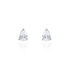CLARYSSE Damen Ohrstecker Silber 925 Zirkonia Wei&szlig; Tropfen