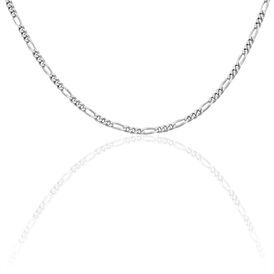 Unisex Figarokette Silber 925 50cm - Ketten ohne Anhänger Unisex | OROVIVO