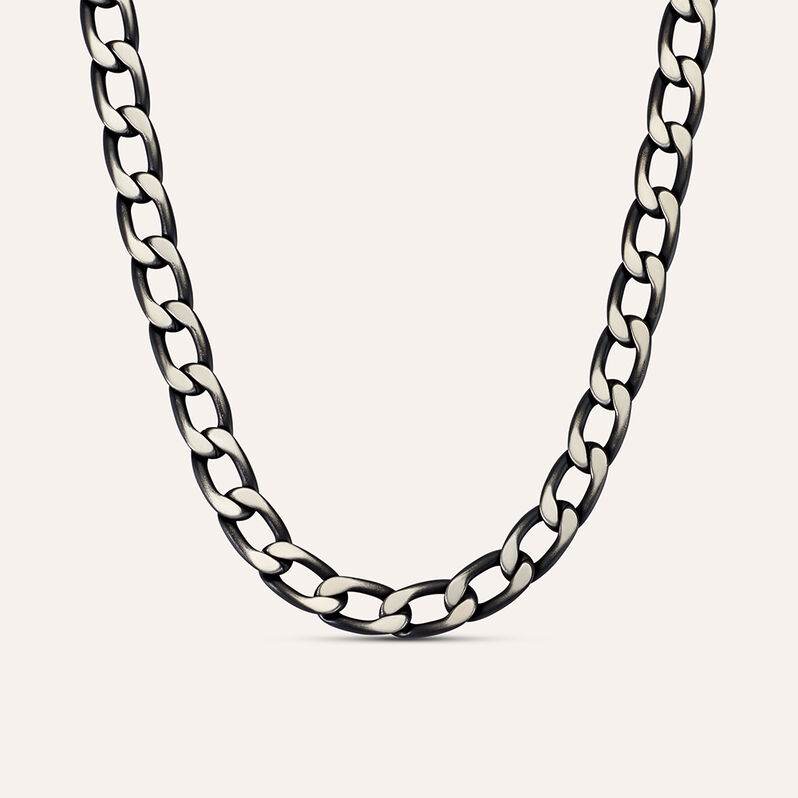 Catena Man Code Acciaio Nero - Spannringe Herren | OROVIVO