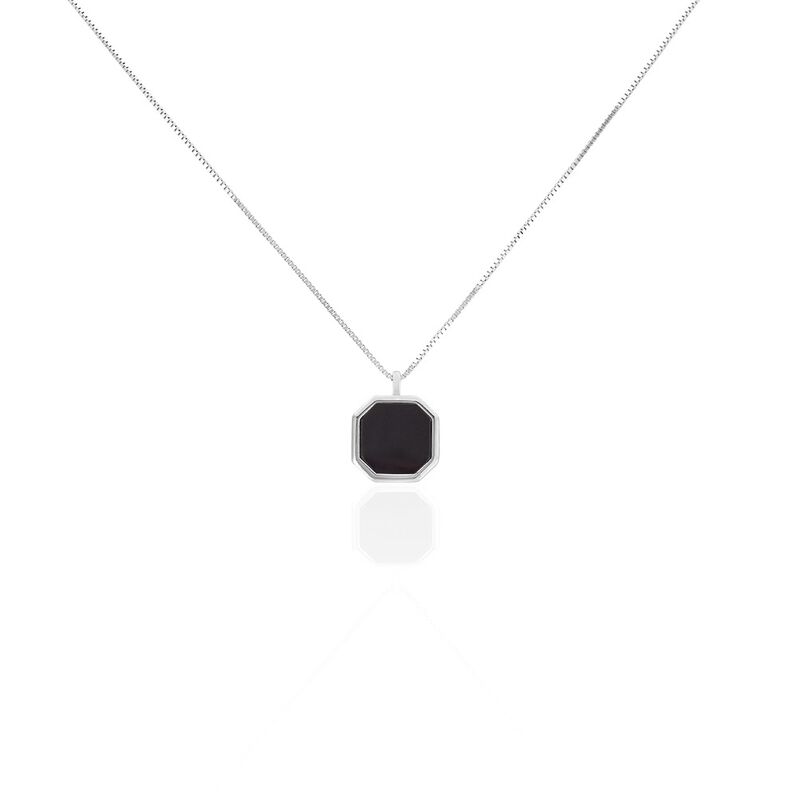 Collier Mani Argent Weiss Agate - Spannringe Herren | OROVIVO