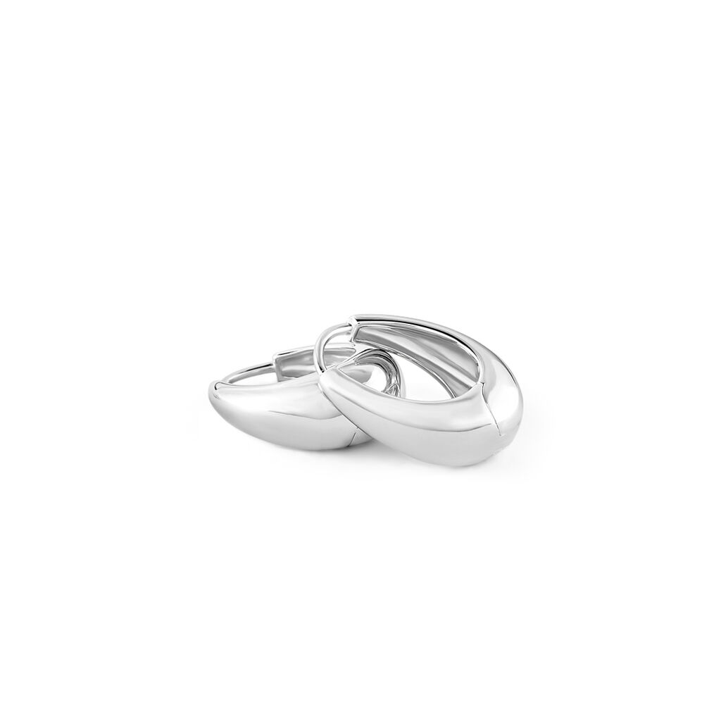 ISOLINE Damen Creolen Silber 925 Oval - Creolen Damen | OROVIVO