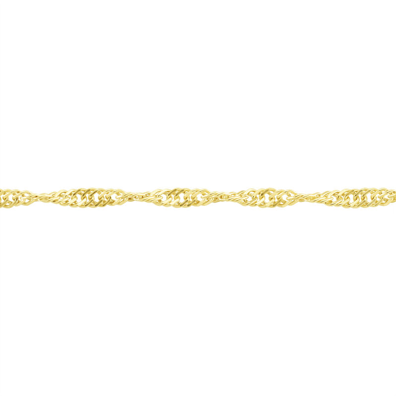 SINGAPUR 2 Damen Kette Gold 375 (9 Karat) B 1,4 mm - Halsketten Damen | OROVIVO