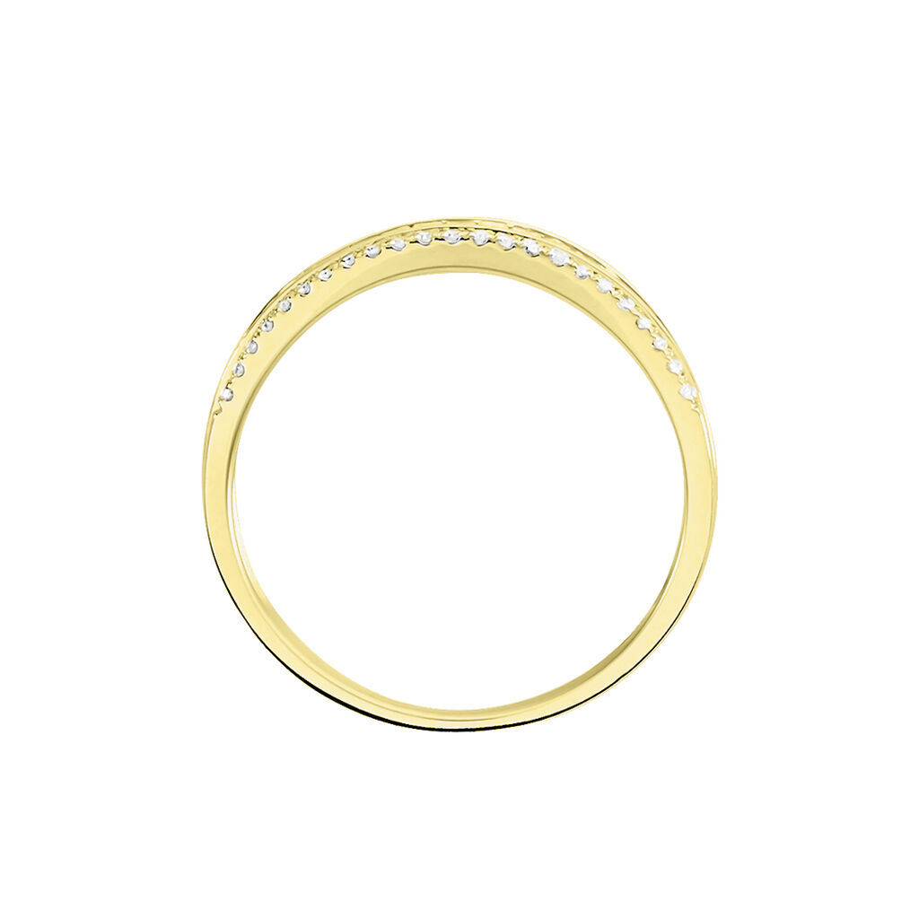 Bague Constance Or Jaune Diamant - Spannringe Damen | OROVIVO