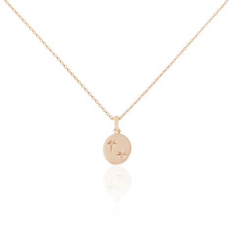 Damen Halskette Silber 925 Rosé vergoldet Diamant - Halsketten Damen | OROVIVO