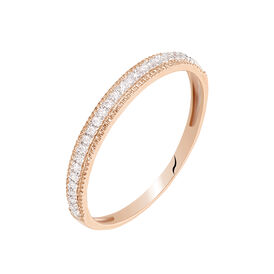 Damenring Roségold 375 Zirkonia - Eheringe Damen | OROVIVO