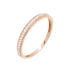 Damenring Roségold 375 Zirkonia - Eheringe Damen | OROVIVO