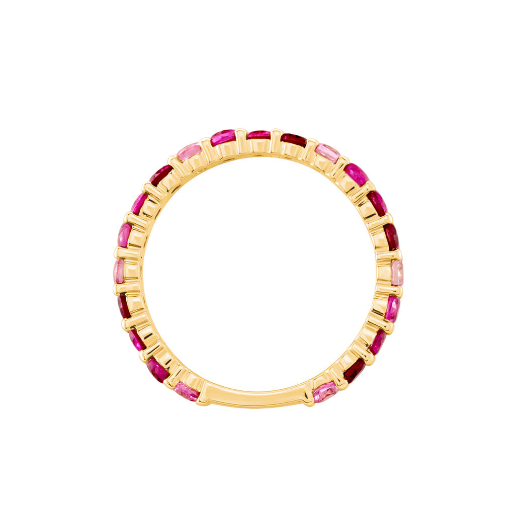 Bague Plaque Or Jaune Zoelia Pierres - Spannringe Damen | OROVIVO