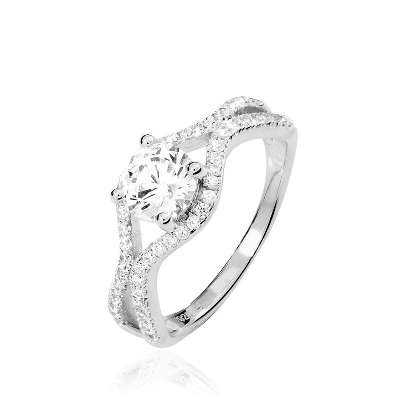 Bague Misty Argent Gris Oxyde De Zirconium - Spannringe Damen | OROVIVO