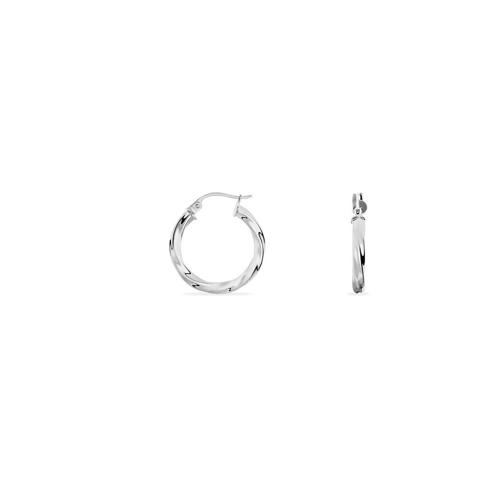 Damen Creolen Silber 925 B 0,78 mm