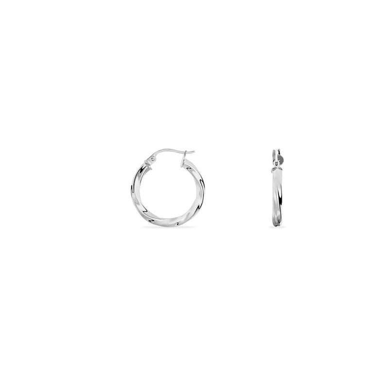 Damen Creolen Silber 925 B 0,78 mm - Creolen Damen | OROVIVO