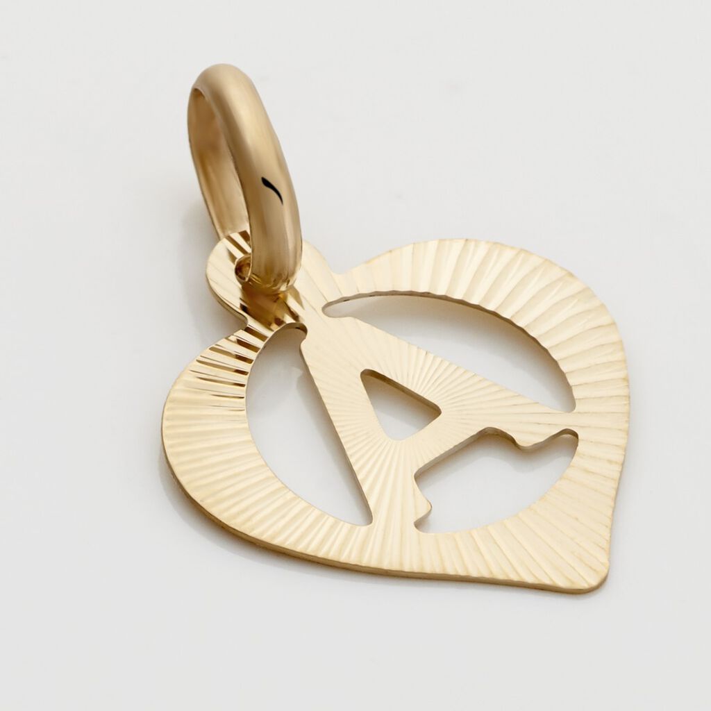 Anhänger Gold 375 Buchstabe A Herz - Schmuckanhänger Damen | OROVIVO