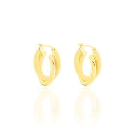 Damen Creolen Gold 375 15mm - Creolen Damen | OROVIVO