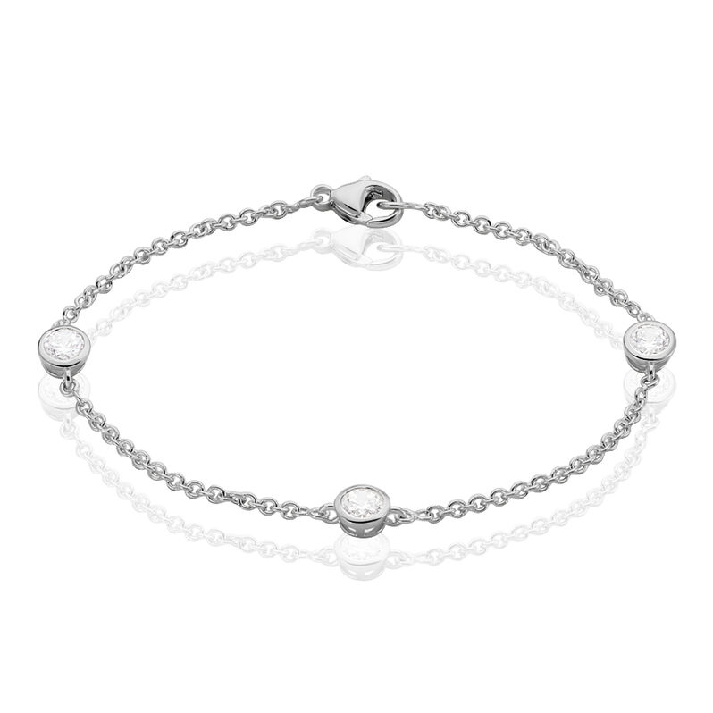 Damen Armband Silber 925 Zirkonia Wei&szlig; - Armb&auml;nder Damen | OROVIVO