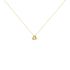 KNOT Damen Collier Gold 375 (9 Karat) Diamant Wei&szlig; 0,05 ct B 6 mm