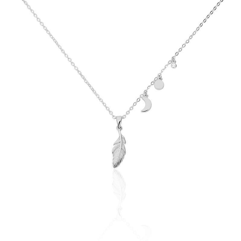 Damen Halskette Silber 925 Zirkonia  - Halsketten Damen | OROVIVO