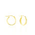 SHALANA Damen Creolen Gold 375 (9 Karat) B 3 mm