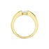 Orchestra Damen Ring Gold 750 (18 Karat) Synthetischer Diamant Wei&szlig; 0,41 ct
