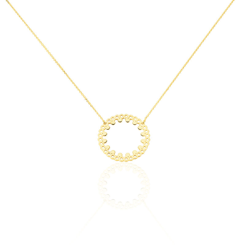 Collier Or Jaune Cherina Forme Cercle - Spannringe Damen | OROVIVO