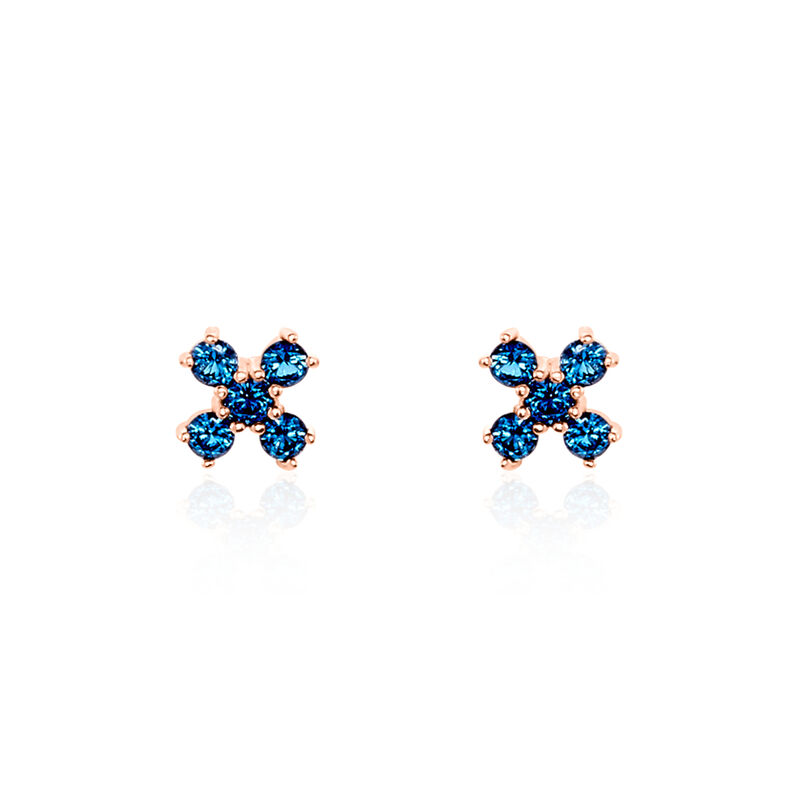 Boucles D'oreilles Argent Rose Chessy - Spannringe Damen | OROVIVO