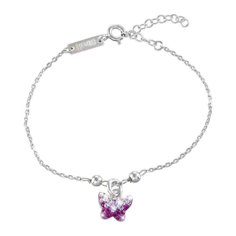 Bracciale Silver Baby Argento Rodiato Cristallo - Spannringe Kinder | OROVIVO