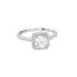 SIENNA Damen Ring Silber 925 Zirkonia Wei&szlig; 1,46 ct Viereck