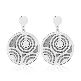 Damen Ohrstecker Lang Edelstahl Kreis - Ohrstecker lang Damen | OROVIVO