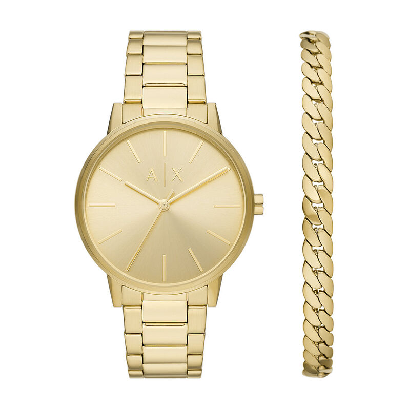 Set Orologio Al Quarzo Armani Exchange Ax7144set - Spannringe Herren | OROVIVO