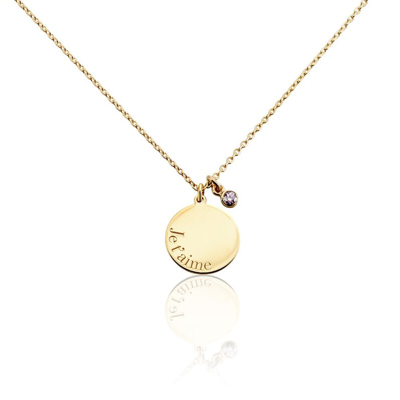 Collier Plaqué Or Greer Oxyde De Zirconium - Spannringe Damen | OROVIVO