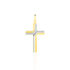 CORANTIN KREUZ 3 Unisex Anhänger Gold Bicolor 333 (8 Karat) Religiöses Kreuz