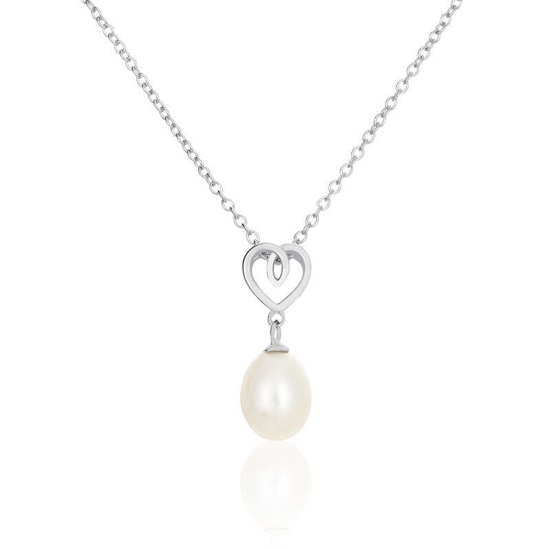 Collier Franciette Argent Blanc Perle De Culture Et Oxyde De Zirconium - Spannringe Damen | OROVIVO