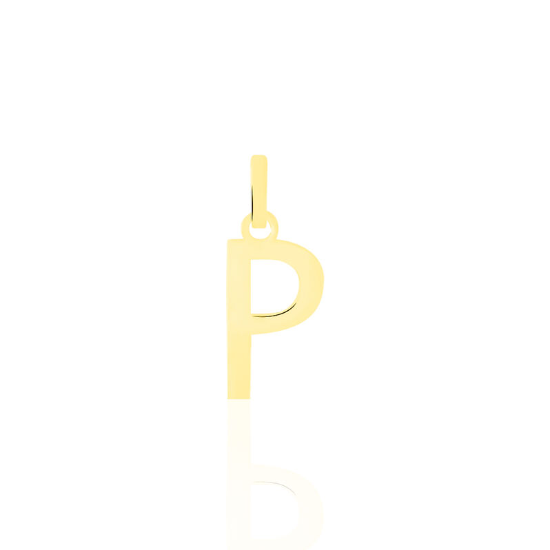 Pendentif Or Jaune Faviola Lettre P - Spannringe Familie | OROVIVO