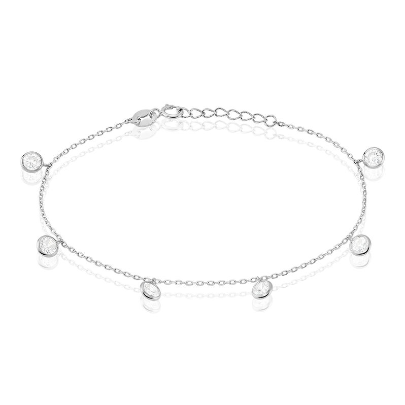 Bracelet Colly Argent 6 Gouttes Oxydes - Spannringe Damen | OROVIVO