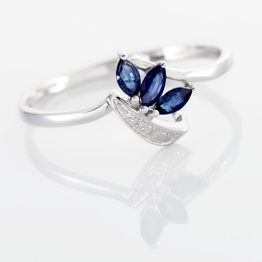 Bague Or Et Saphir  - Spannringe Damen | OROVIVO