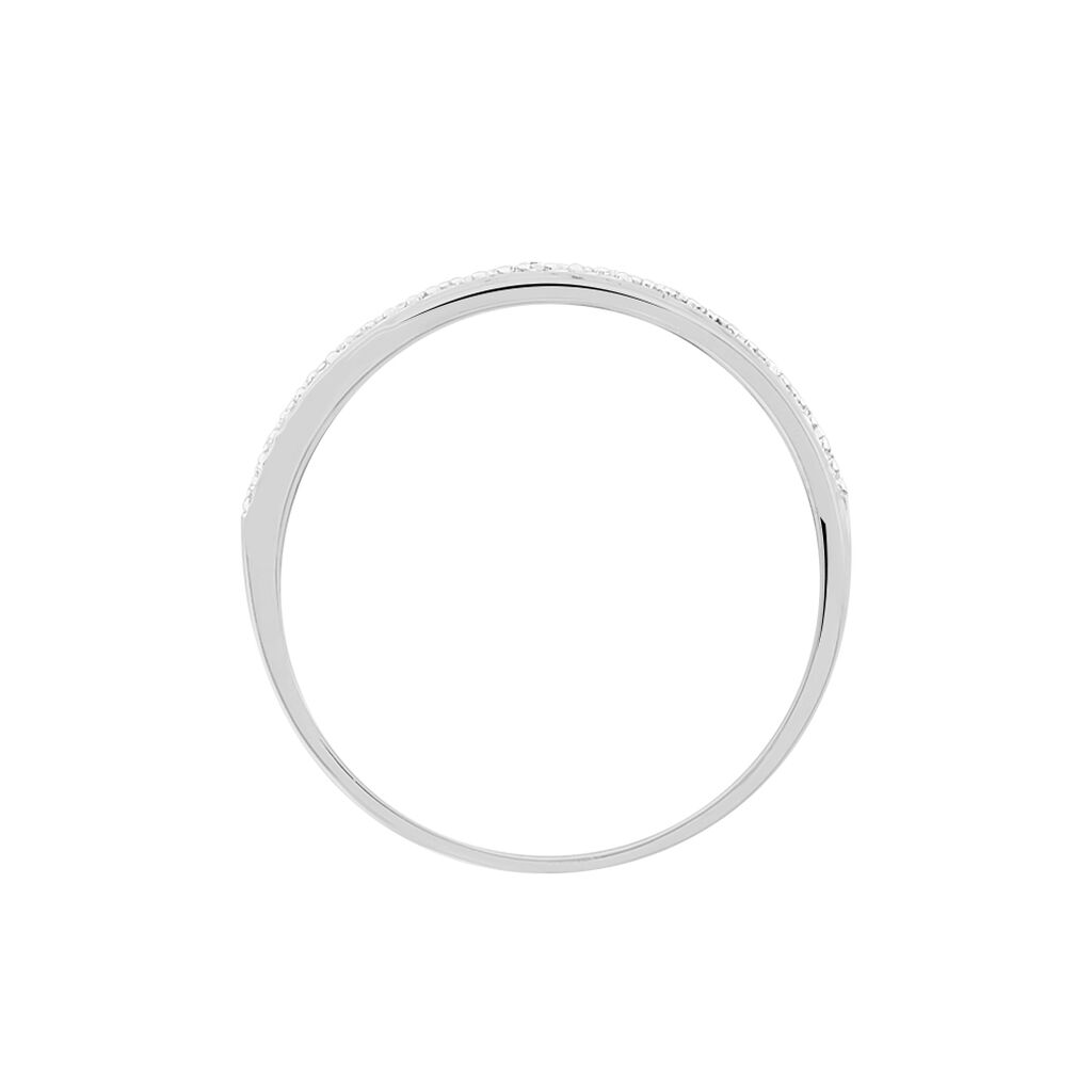 Damen Ring Weißgold 375 Diamant 0,01ct Timira  - Eheringe mit Stein Damen | OROVIVO