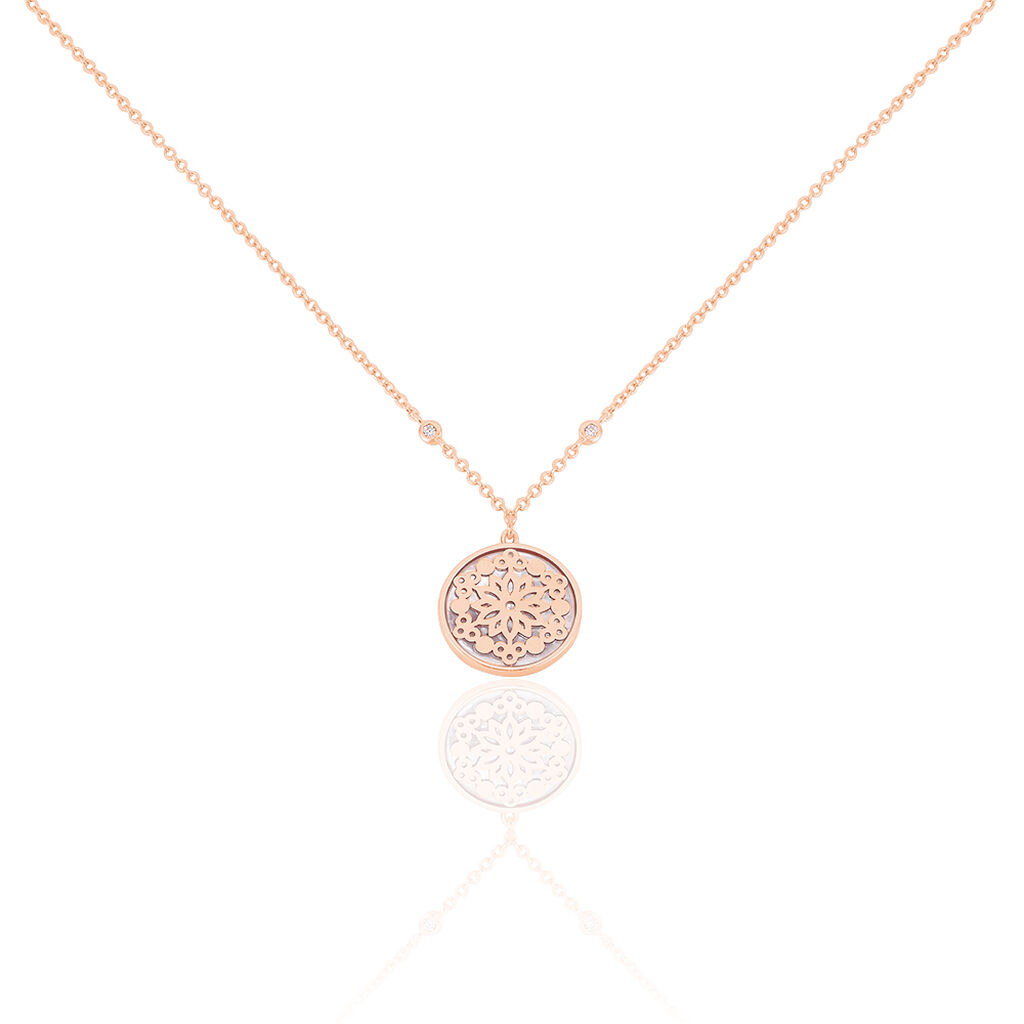 Damen Halskette Silber 925 Rosé Vergoldet - Halsketten Damen | OROVIVO