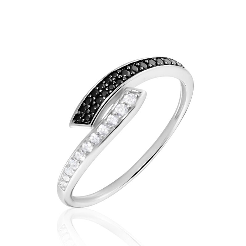 Bague Argent Weiss Agafya Oxydes De Zirconium - Spannringe Damen | OROVIVO