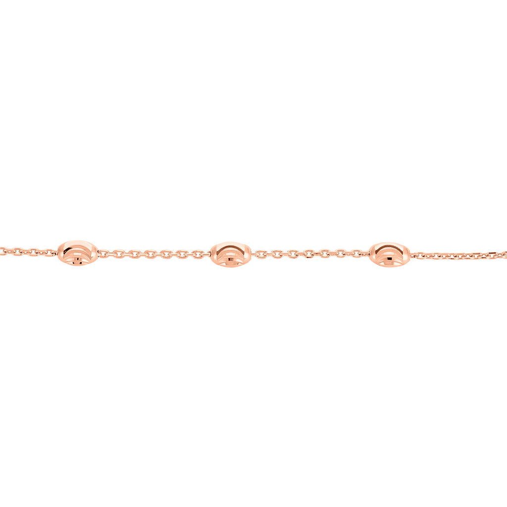 Damenarmband Silber 925 Rosé Vergoldet Kugeln - Kugelarmbänder Damen | OROVIVO